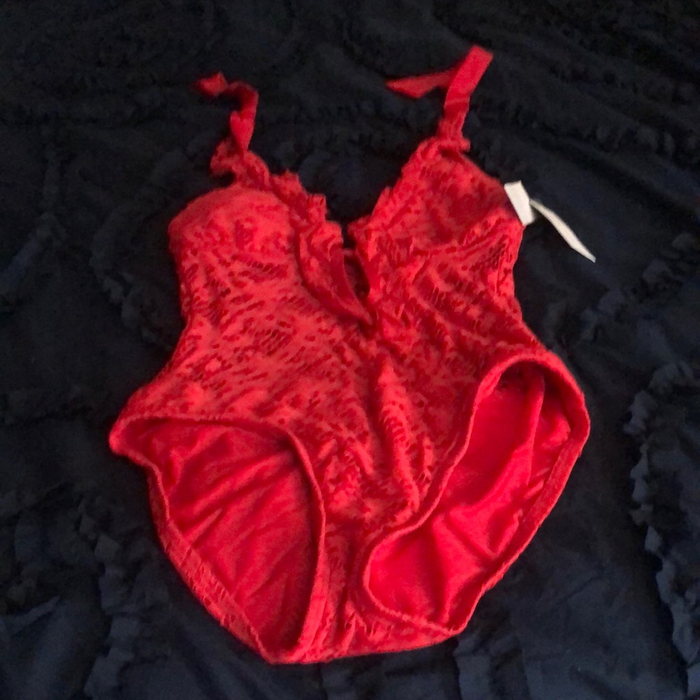 Brand new one piece red small.